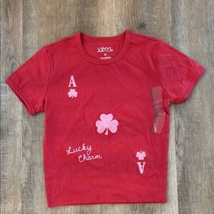 WOMENS  Lucky Charm Red T-Shirt